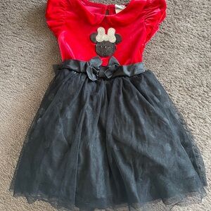 Disney Red and Black Sequin Dress